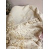 Plaid couverture doudou prénom personnalisé broderie fait main patchwork chambre bébé cadeau naissance anniversaire double