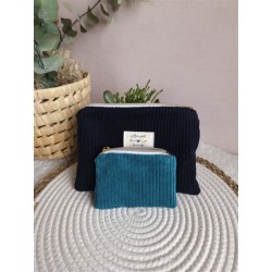 porte monnaie velours sac banane
