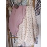 Plaid couverture doudou prénom personnalisé broderie fait main patchwork chambre bébé cadeau naissance anniversaire double