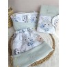 Trousse toilette prénom personnalisé broderie rangement fait main maquillage enfant langer pochette maquillage