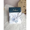 protège carnet santé prénom personnalisé broderie fait main cadeau naissance tissu bébé double gaze