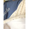 Plaid couverture doudou prénom personnalisé broderie fait main patchwork chambre bébé cadeau naissance anniversaire double gaze