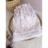 Sac pochon pochette prénom personnalisé broderie fait main enfant  range doudou vetement cadeau naissance
