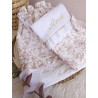 Sac pochon pochette prénom personnalisé broderie fait main enfant  range doudou vetement cadeau naissance