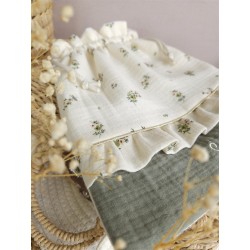 Sac pochon pochette prénom personnalisé broderie fait main enfant  range doudou vetement cadeau naissance