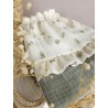 Sac pochon pochette prénom personnalisé broderie fait main enfant  range doudou vetement cadeau naissance