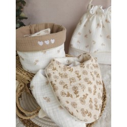 Sac pochon personnalisé - Les petits points de Julie