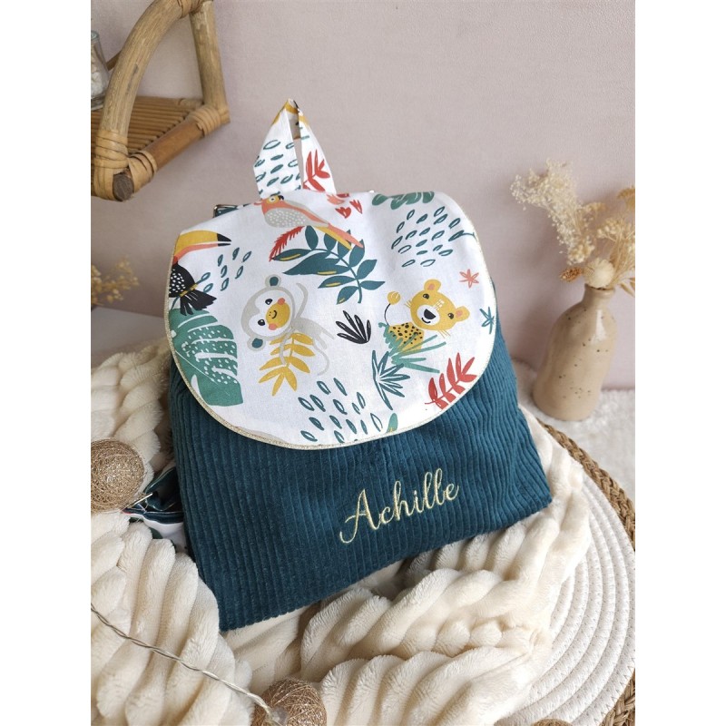 Sac dos maternelle velours prénom personnalisé broderie fait main enfant range doudou cadeau cartable crèche bébé petit sac Sac dos maternelle velours prénom personnalisé broderie fait main enfant range doudou cadeau cartable crèche bébé petit sac