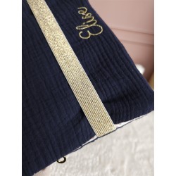 pochette langer nomade prénom personnalisé broderie fait main cadeau naissance tissu change bébé couches accessoires