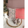 Coussin tissu fait main décoration cadeau naissance chambre prénom personnalisé broderie rectangle
