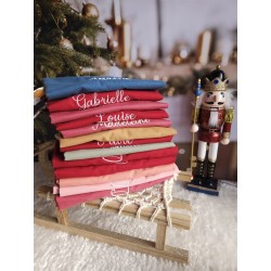 tablier enfant prénom personnalisé broderie tissu cuisine petit chef fait main