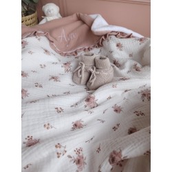 Couverture bébé personnalisé - Les petits points de Julie