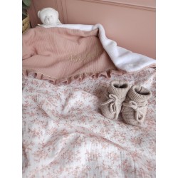 Couverture bébé personnalisé - Les petits points de Julie