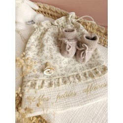 Sac pochon personnalisé - Les petits points de Julie
