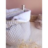 Panière et 8 lingettes personnalisées - Les petits points de Julie