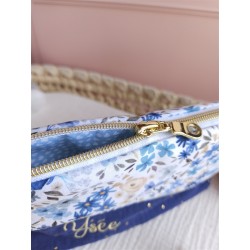 Trousse toilette prénom personnalisé broderie rangement fait main maquillage enfant langer pochette maquillage