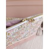 Trousse toilette prénom personnalisé broderie rangement fait main maquillage enfant langer pochette maquillage