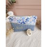 Trousse toilette prénom personnalisé broderie rangement fait main maquillage enfant langer pochette maquillage