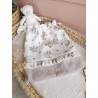 Sac pochon pochette prénom personnalisé broderie fait main enfant  range doudou vetement cadeau naissance