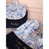 Sac pochon pochette prénom personnalisé broderie fait main enfant  range doudou vetement cadeau naissance