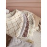 Bavoir bandana personnalisation prénom brodeuse choix tissu fait main éponge bambou double gaze