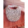 Bavoir bandana personnalisation prénom brodeuse choix tissu fait main éponge bambou double gaze