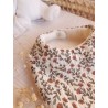 Bavoir bandana personnalisation prénom brodeuse choix tissu fait main éponge bambou double gaze