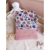 protège carnet santé prénom personnalisé broderie fait main cadeau naissance tissu bébé double gaze