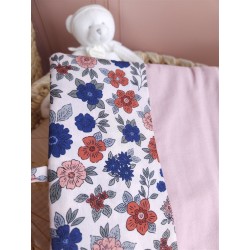 protège carnet santé prénom personnalisé broderie fait main cadeau naissance tissu bébé double gaze