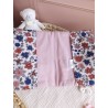 protège carnet santé prénom personnalisé broderie fait main cadeau naissance tissu bébé double gaze