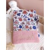 protège carnet santé prénom personnalisé broderie fait main cadeau naissance tissu bébé double gaze