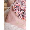 Sac dos maternelle frou frou prénom personnalisé broderie fait main enfant range doudou cadeau cartable crèche bébé petit sac