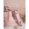 Sac dos maternelle frou frou prénom personnalisé broderie fait main enfant range doudou cadeau cartable crèche bébé petit sac