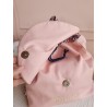Sac dos maternelle frou frou prénom personnalisé broderie fait main enfant range doudou cadeau cartable crèche bébé petit sac