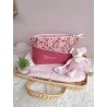 Trousse toilette prénom personnalisé broderie rangement fait main maquillage enfant langer pochette maquillage