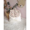 Sac dos maternelle velours prénom personnalisé broderie fait main enfant range doudou cadeau cartable crèche bébé petit sac