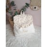 Sac dos maternelle velours prénom personnalisé broderie fait main enfant range doudou cadeau cartable crèche bébé petit sac