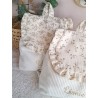 Sac dos maternelle frou frou prénom personnalisé broderie fait main enfant range doudou cadeau cartable crèche bébé petit sac