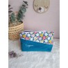 Trousse toilette prénom personnalisé broderie rangement fait main maquillage enfant langer pochette maquillage