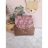 Sac dos maternelle frou frou prénom personnalisé broderie fait main enfant range doudou cadeau cartable crèche bébé petit sac