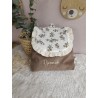 Sac dos maternelle frou frou prénom personnalisé broderie fait main enfant range doudou cadeau cartable crèche bébé petit sac