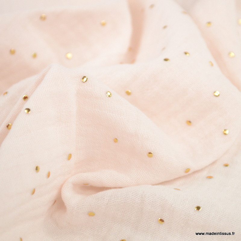 Double gaze pois rose morganite