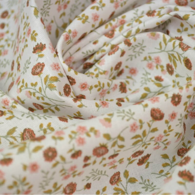 Motifs fleurs et fleurettes tomette et thym