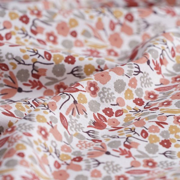Motifs fleurs rose