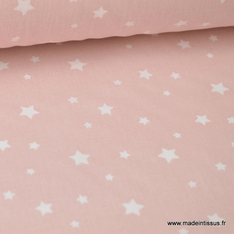 Motifs etoiles roses