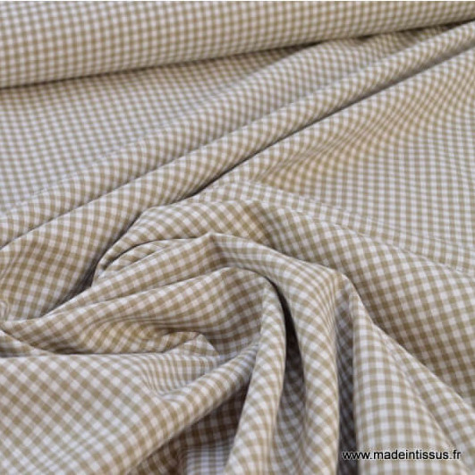 Motifs Vichy sable