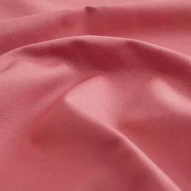 Sergé de coton uni rose