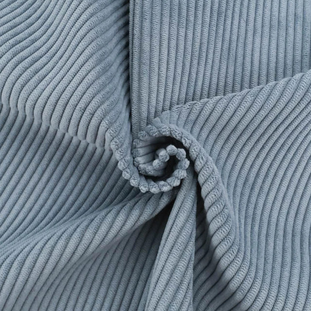 Velours cotele bleu denim