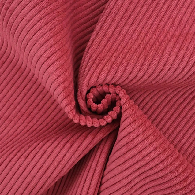 Velours cotele framboise