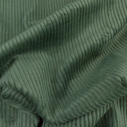 Velours cotele vert kaki